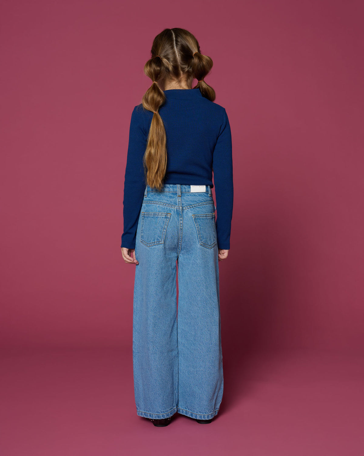 Wide leg Jeans | Mid Blue