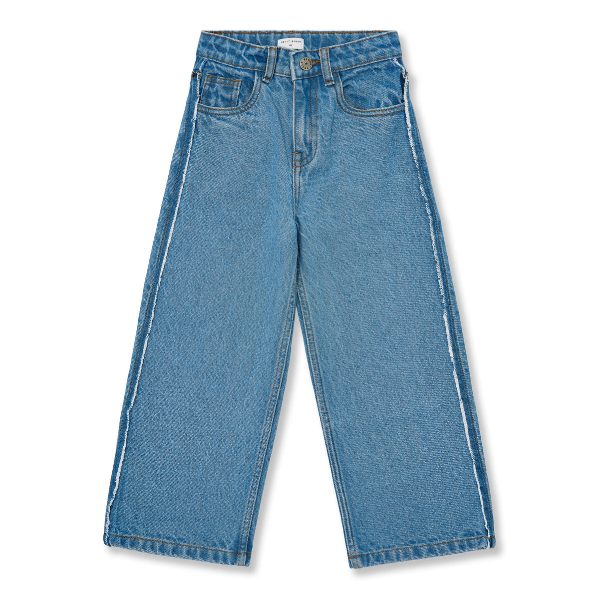 Wide leg Jeans | Mid Blue
