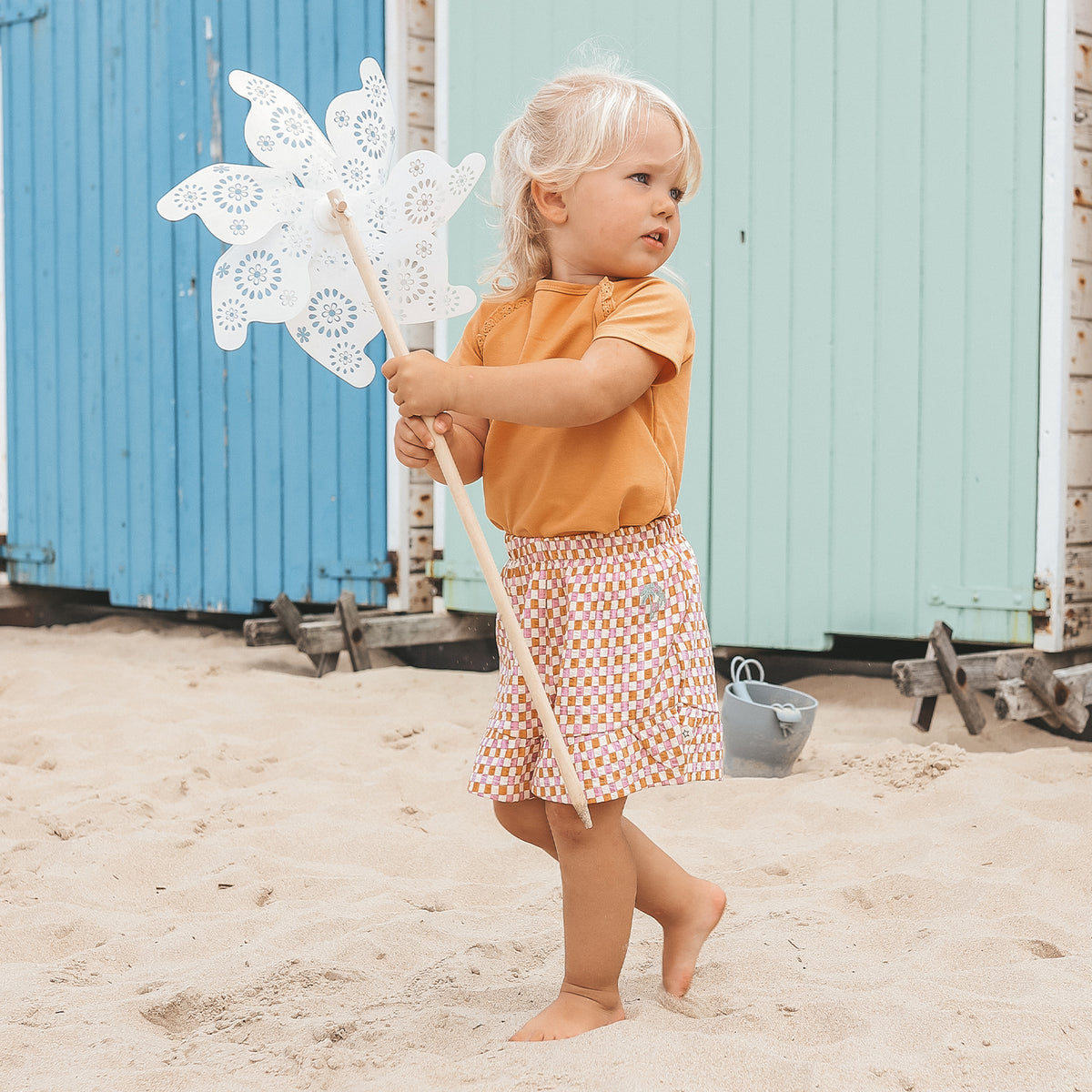 Mini Check | Wide Shorts, Your Wishes