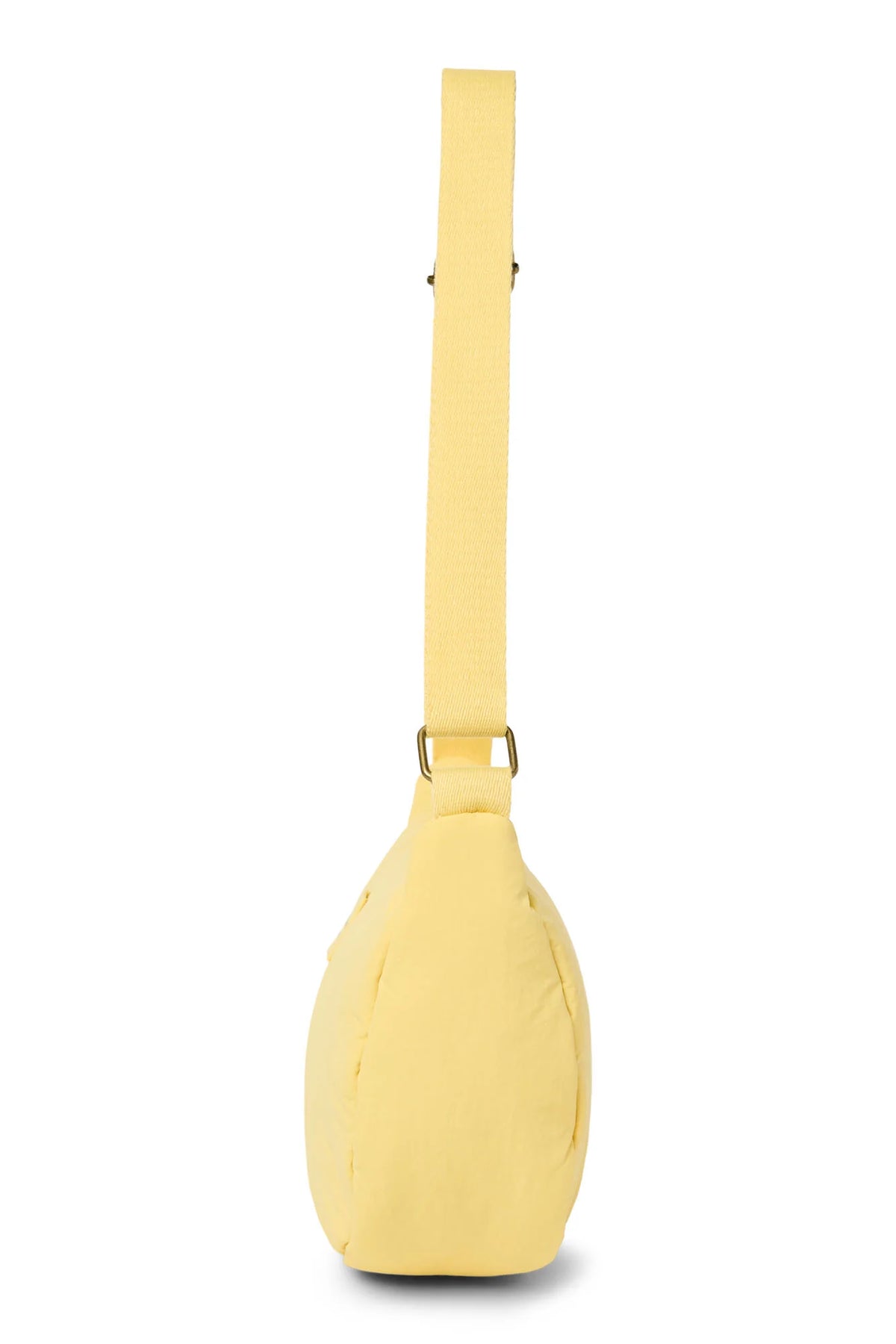Butter Yellow Textured Puffy Adult Fanny Pack , Studio Noos