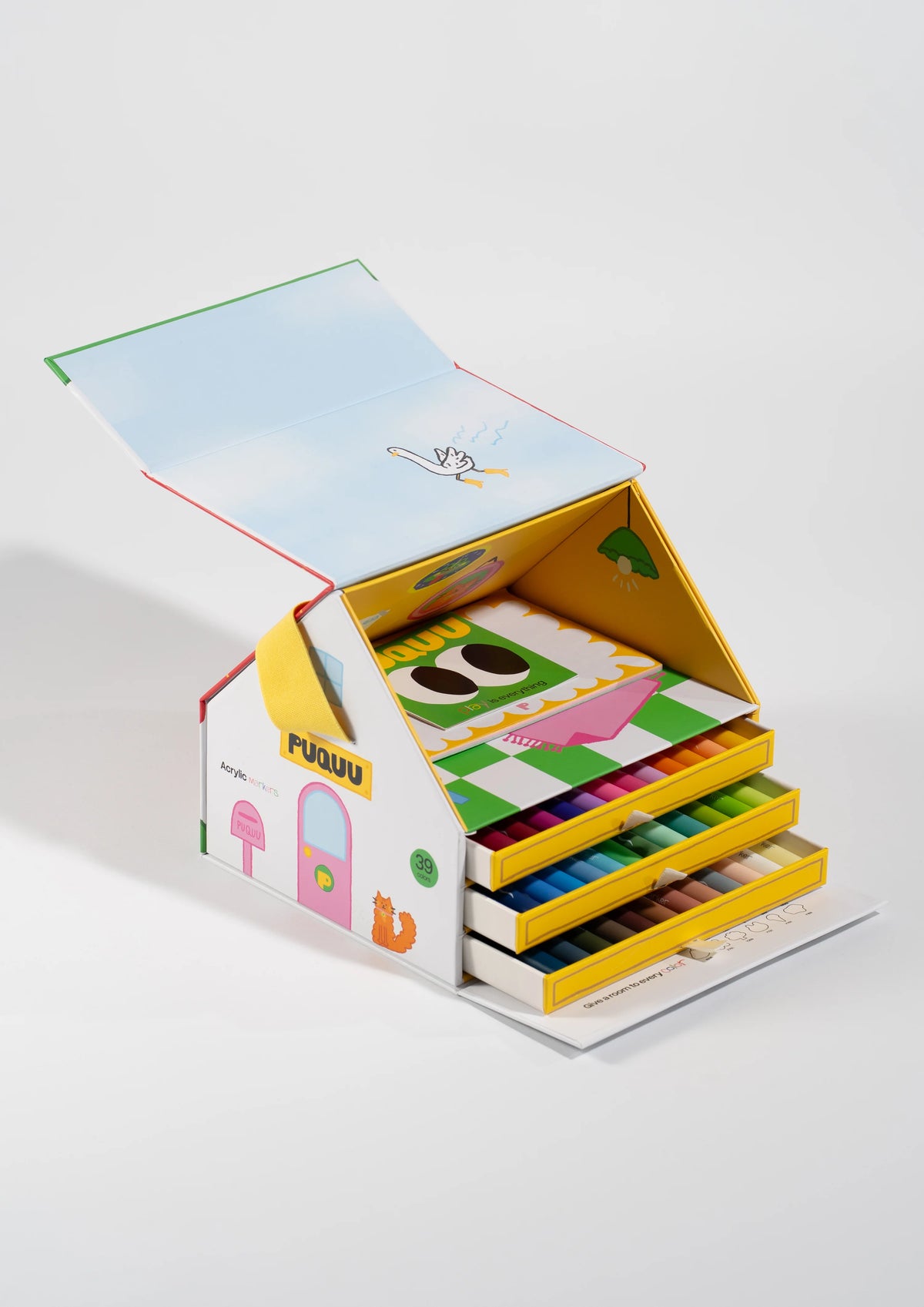 39 acrylic markers, Puquu