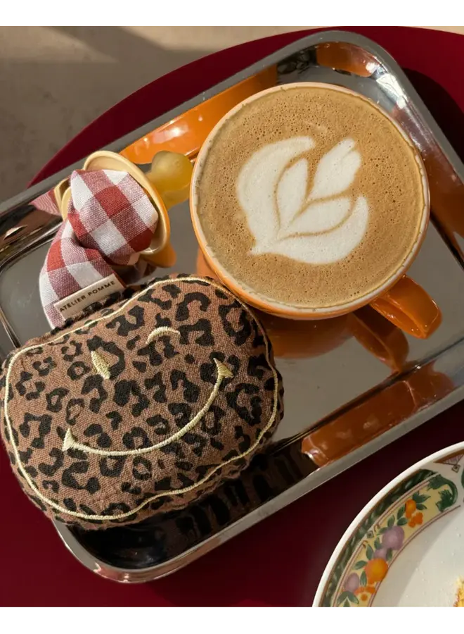 Speendoekje Pomme Leopard Love, Atelier Pomme