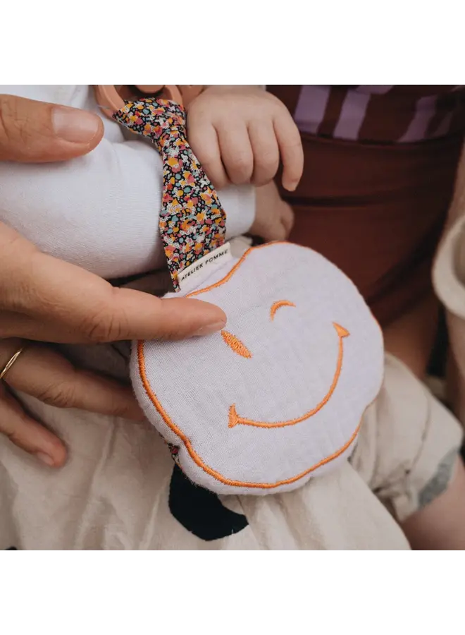 Speendoekje smiley – Lucky Lila, Atelier Pomme