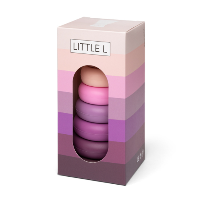 Stapeltoren Varken - Paars en Roze, Little L