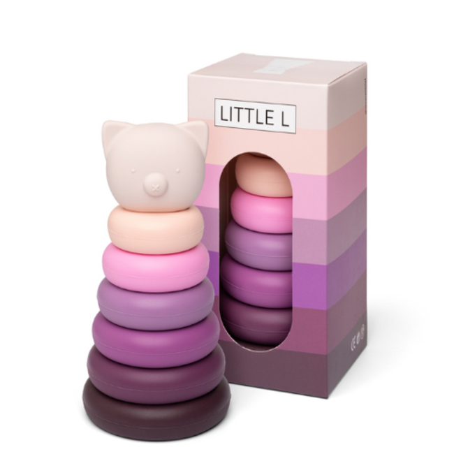 Stapeltoren Varken - Paars en Roze, Little L