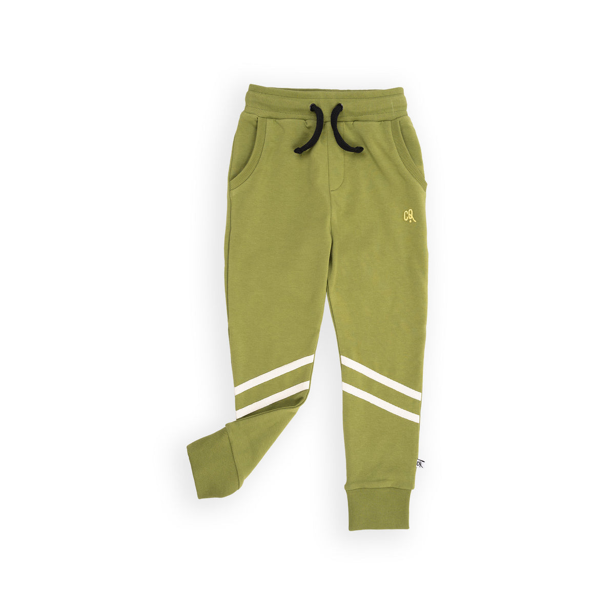Basic sweatpants with embroidery, CarlijnQ