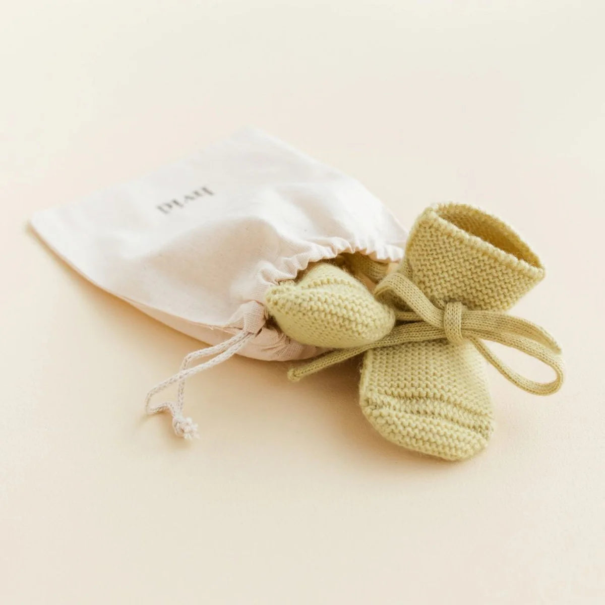 Booties Light yellow, Hvid