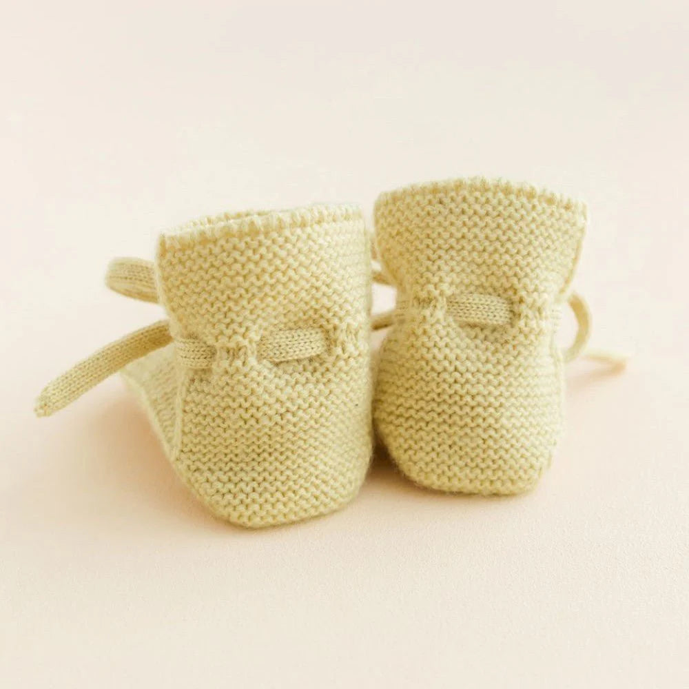 Booties Light yellow, Hvid