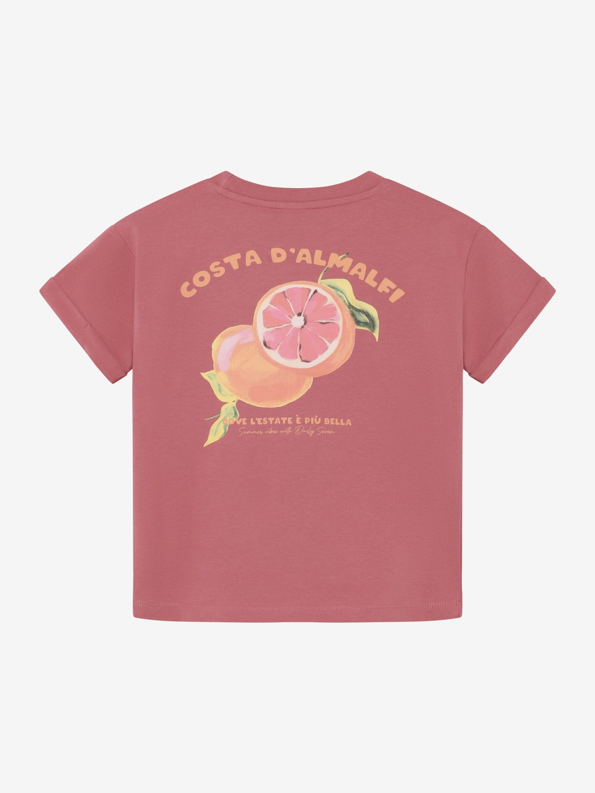 T-shirt costa amalfi backprint, Daily Seven