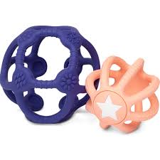 Set van 2 sensorische ballen  Roze en Blauw, Little L