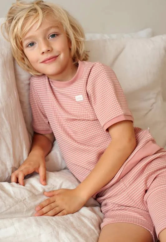 Wafel Pyjama Mauve summer special, Feetje