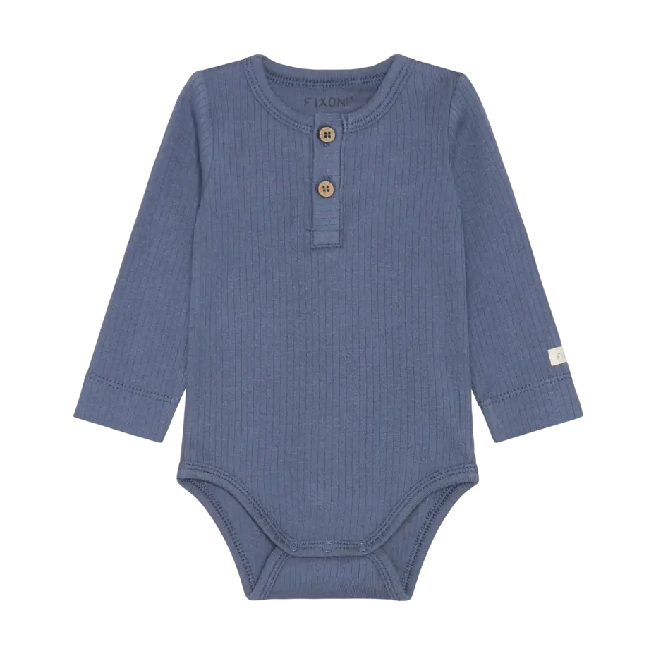Romper longsleeve vintage indigo, Fixoni