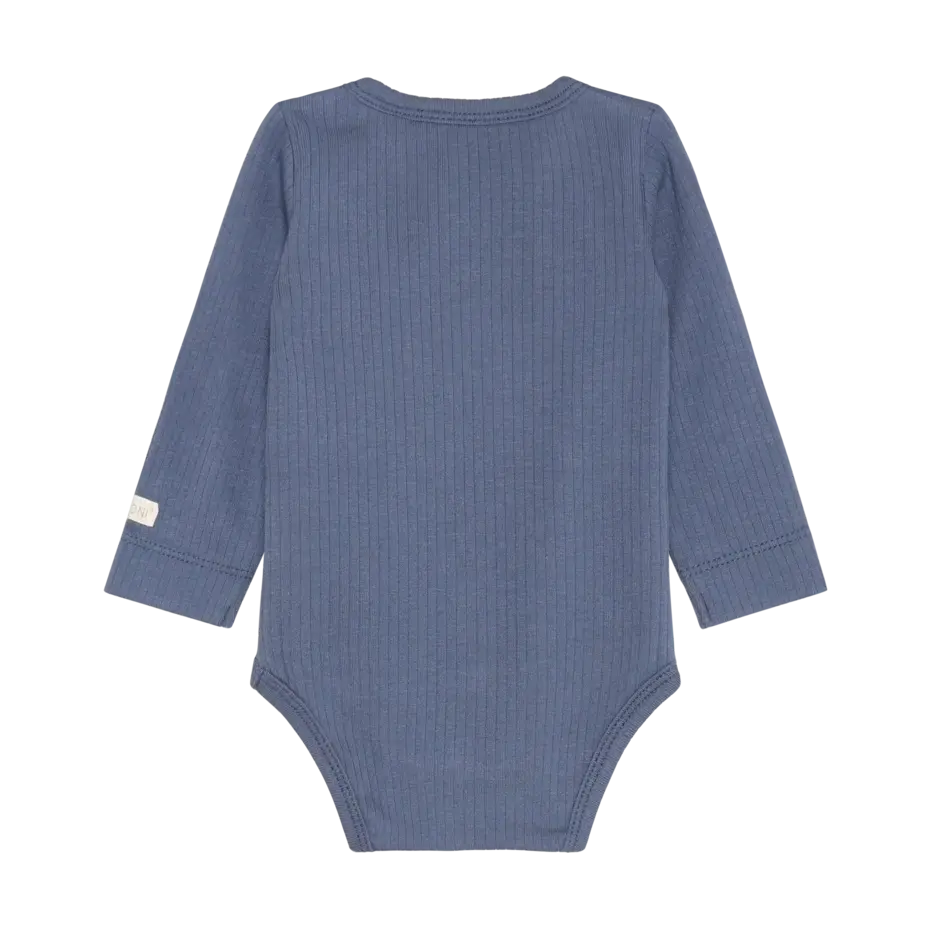 Romper longsleeve vintage indigo, Fixoni
