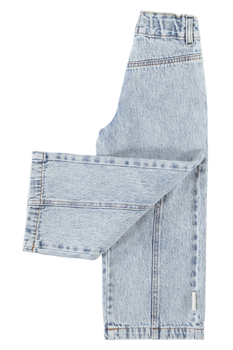 Flare trousers | fadded light blue denim, Piupiuchick