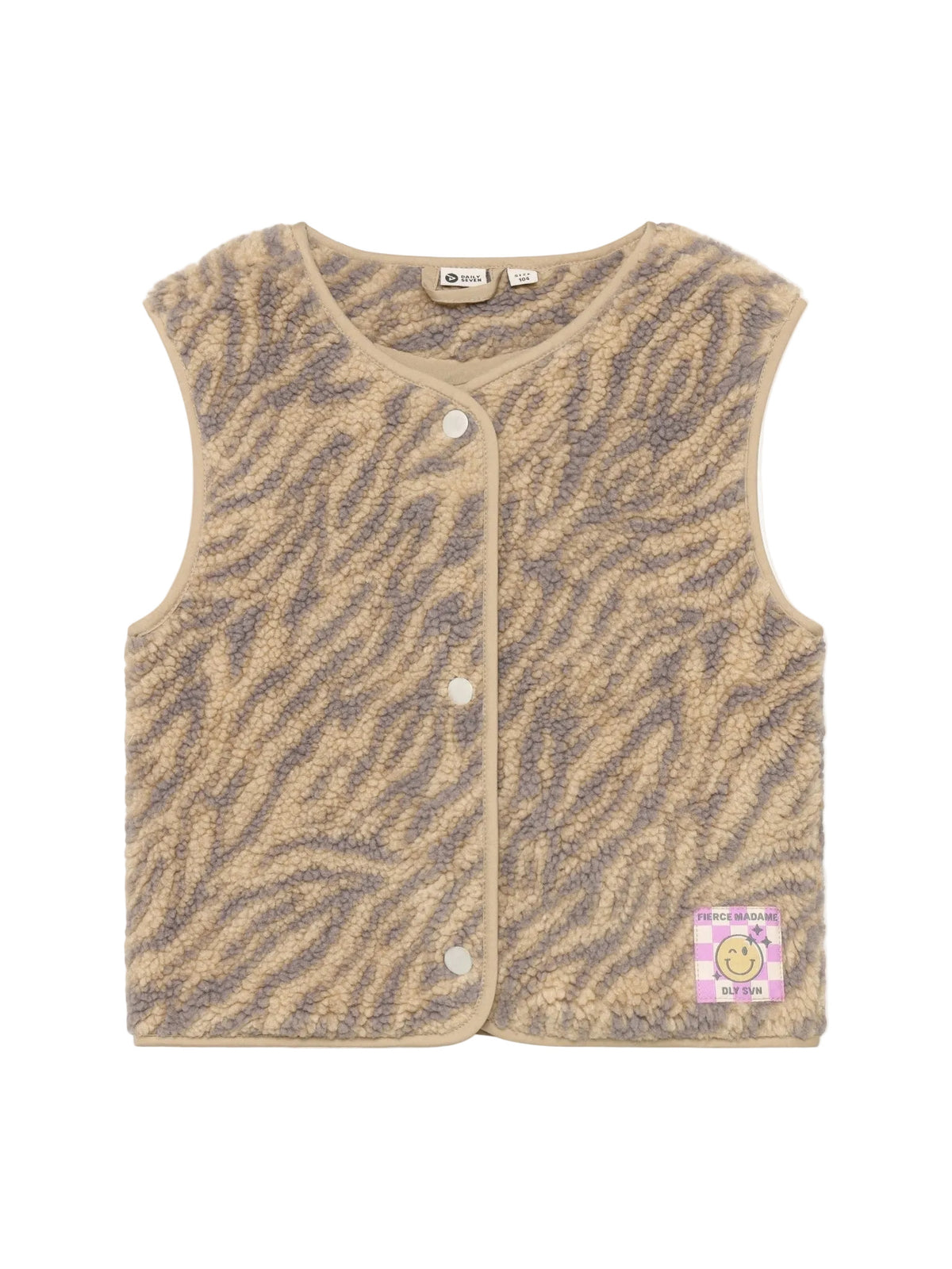 Teddy gilet ginger root, Daily Seven