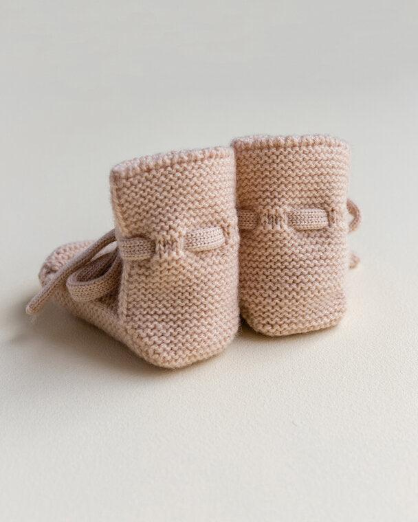 Booties apricot, Hvid