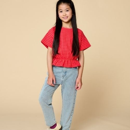 Baggy fit jeans, Petit blush