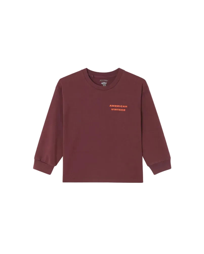 Enfant Longsleeve fitzvalley eggplant, American Vintage