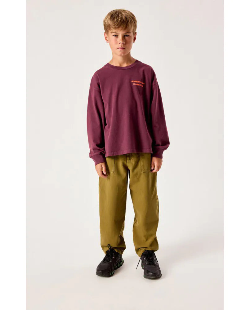 Enfant Longsleeve fitzvalley eggplant, American Vintage