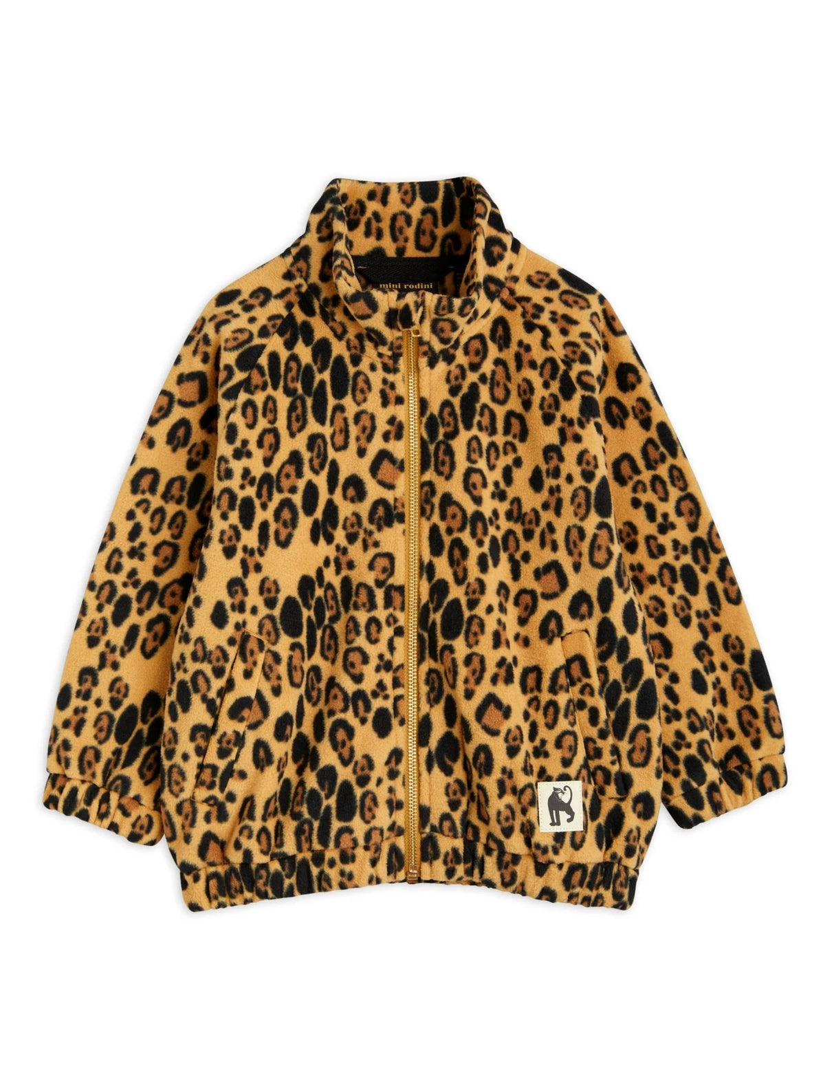 Leopard fleece jacket,Mini Rodini