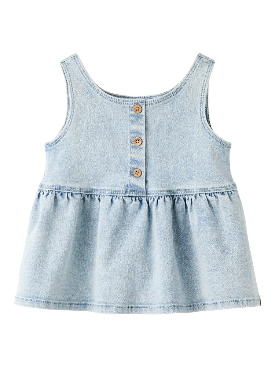 Frances Loose Top light denim, LIl Atelier