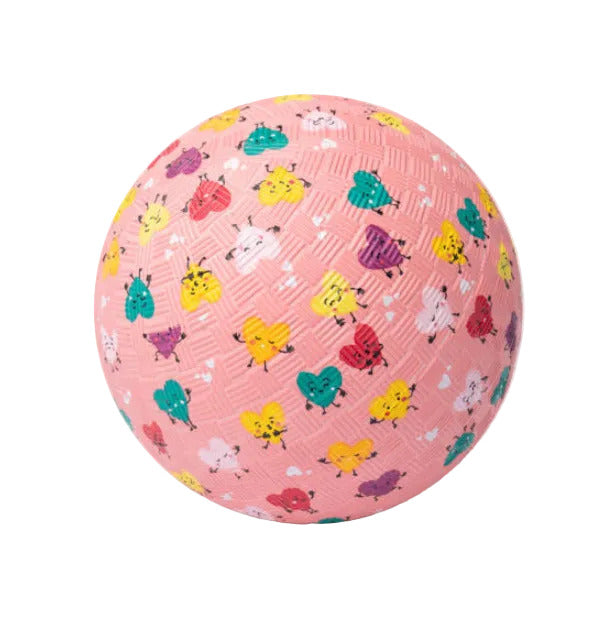 Rubber bal Hartjes - 18 cm, Little L