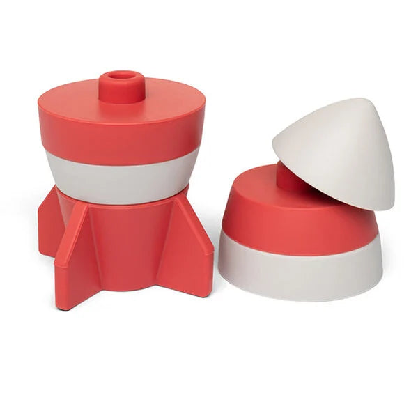 Stapeltoren Raket - Rood en Wit, Little L