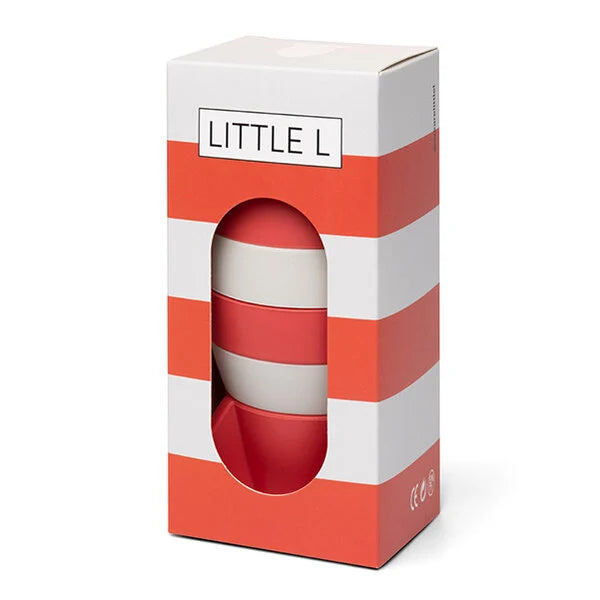 Stapeltoren Raket - Rood en Wit, Little L