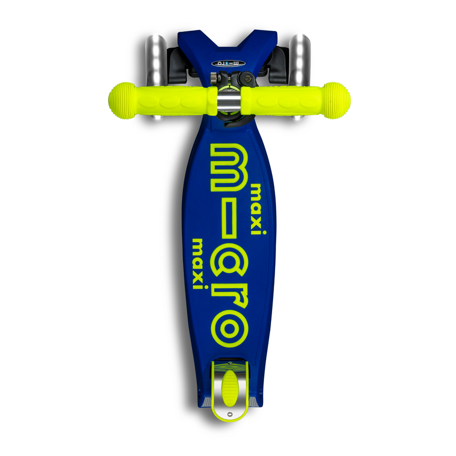 Maxi Micro Deluxe Foldable Led Blauw Geel Neon MMD235, Microstep