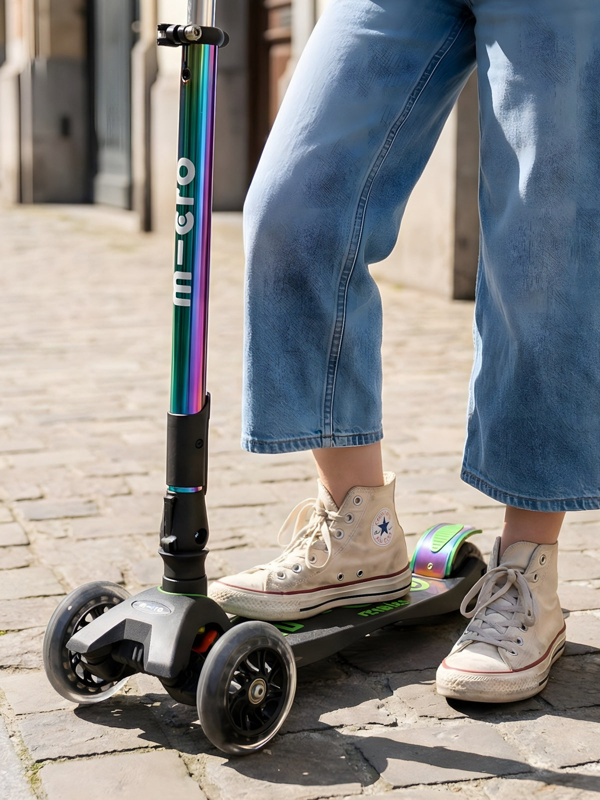 Maxi Micro Deluxe Foldable Led Neochrome Groen MMD404, Microstep