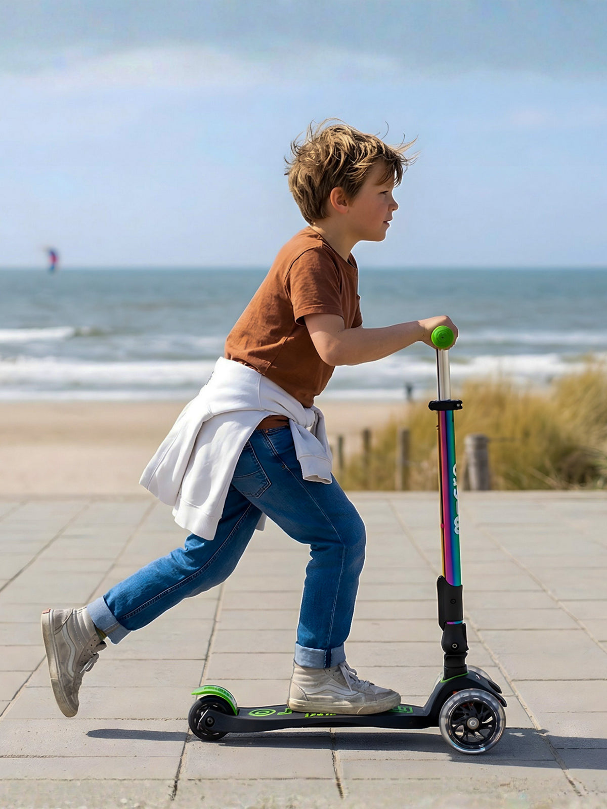 Maxi Micro Deluxe Foldable Led Neochrome Groen MMD404, Microstep