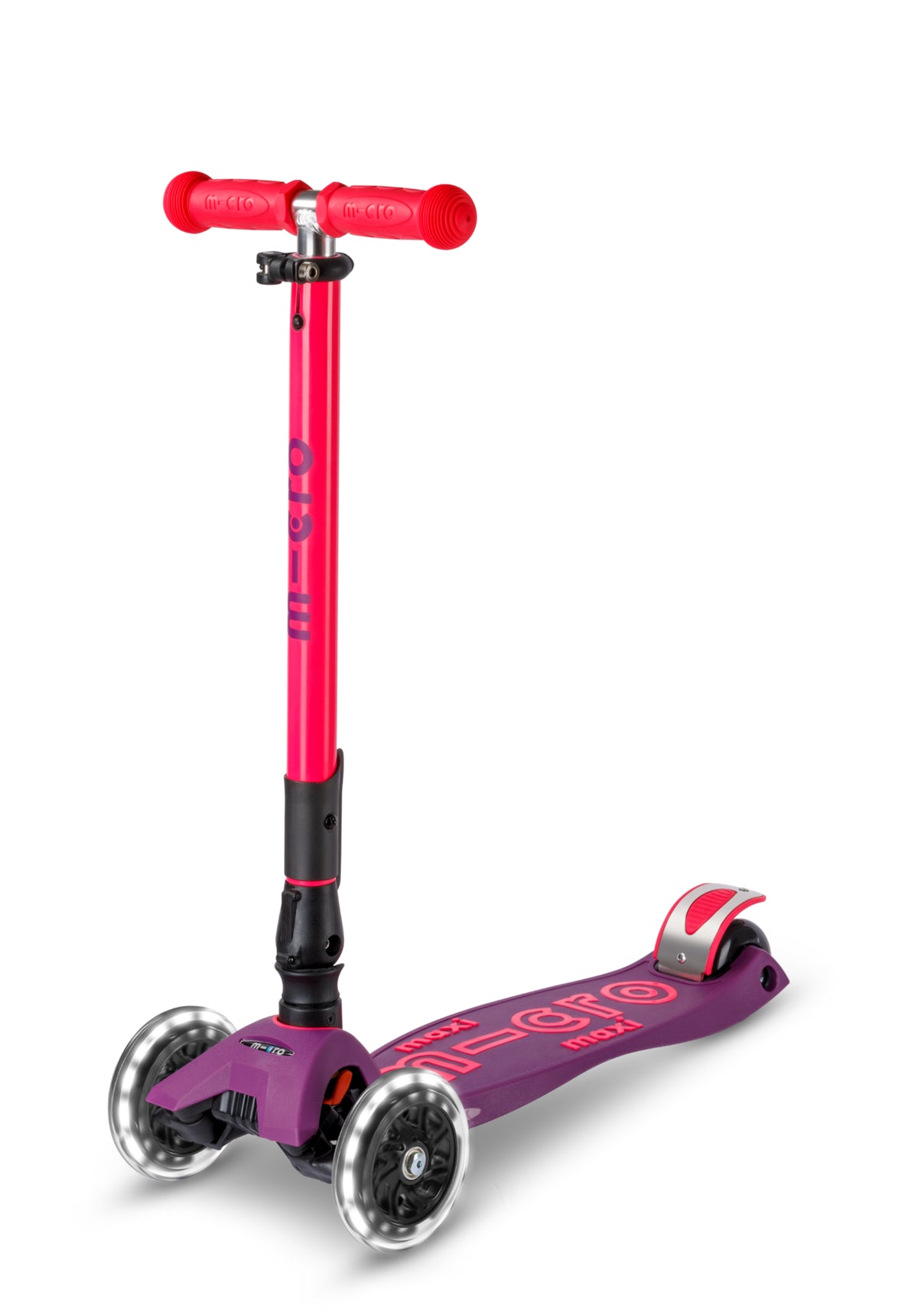 Maxi Micro Deluxe Foldable Led,neon roze paars MMD228, Microstep