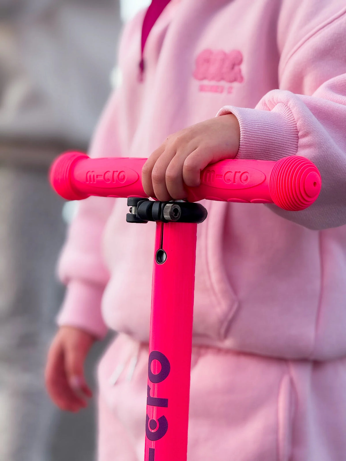 Maxi Micro Deluxe Foldable Led,neon roze paars MMD228, Microstep