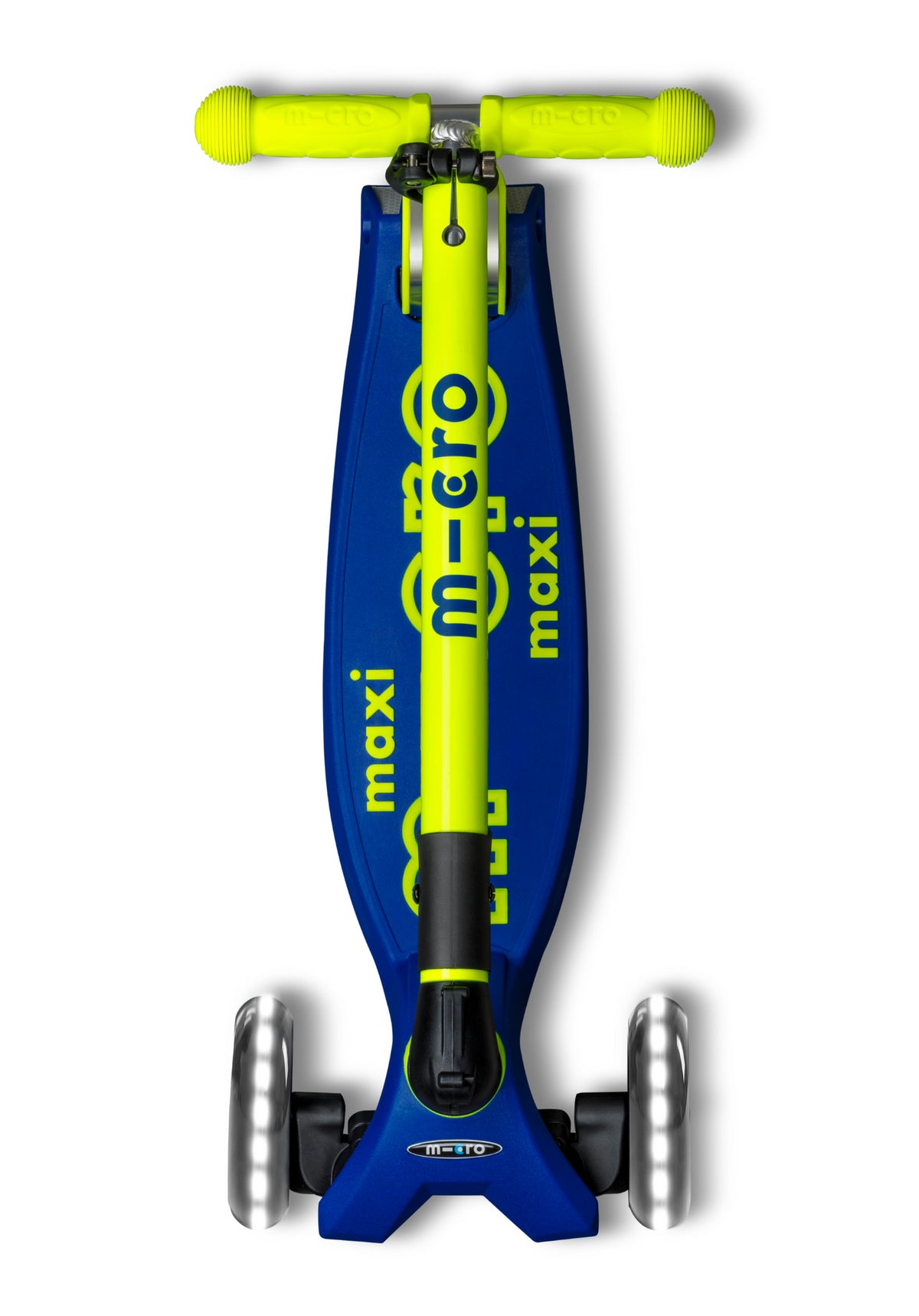 Maxi Micro Deluxe Foldable Led Blauw Geel Neon MMD235, Microstep