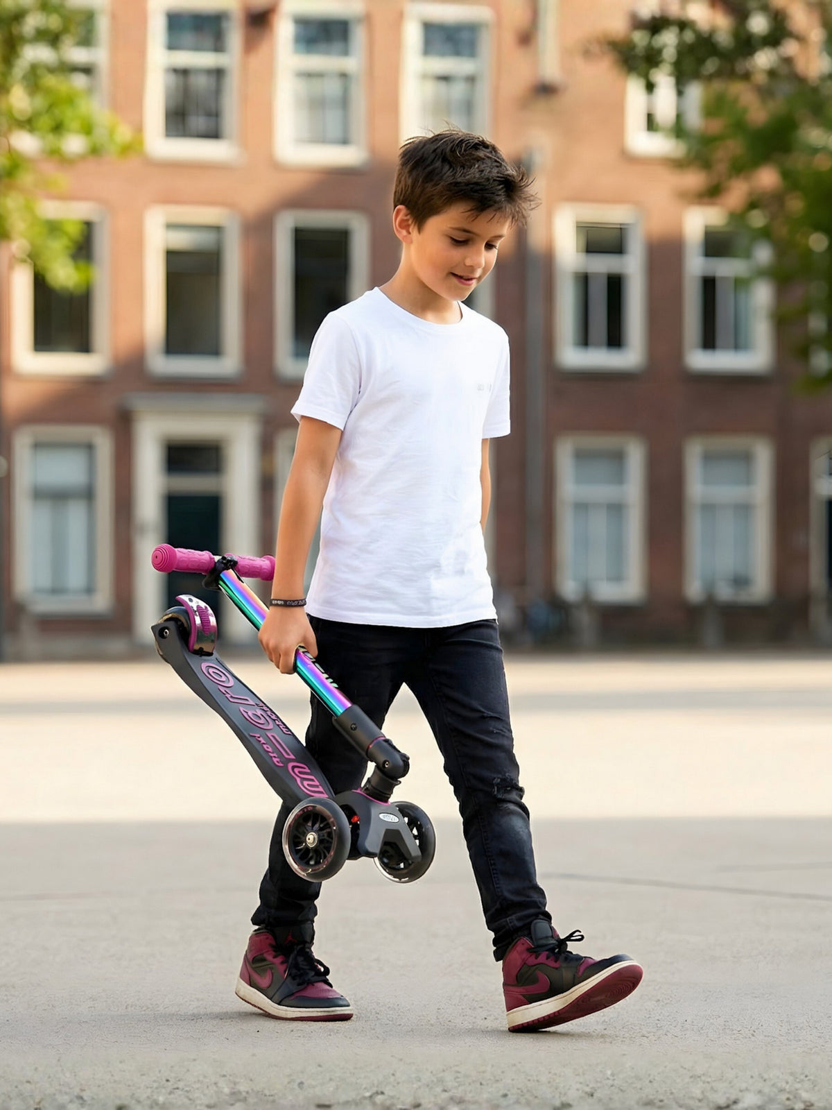 Maxi Micro Deluxe Foldable Led Neochrome Paars MMD405, Microstep