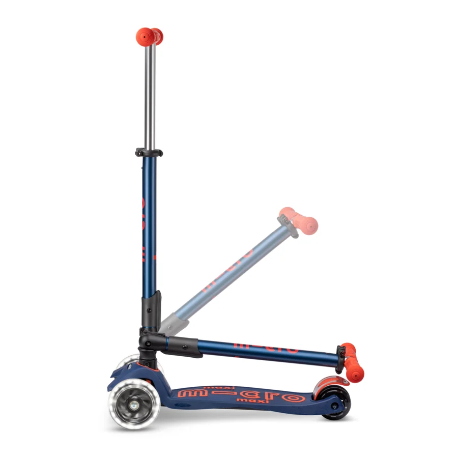 Maxi Micro Deluxe Foldable Led Navy Blue MMD133, Microstep