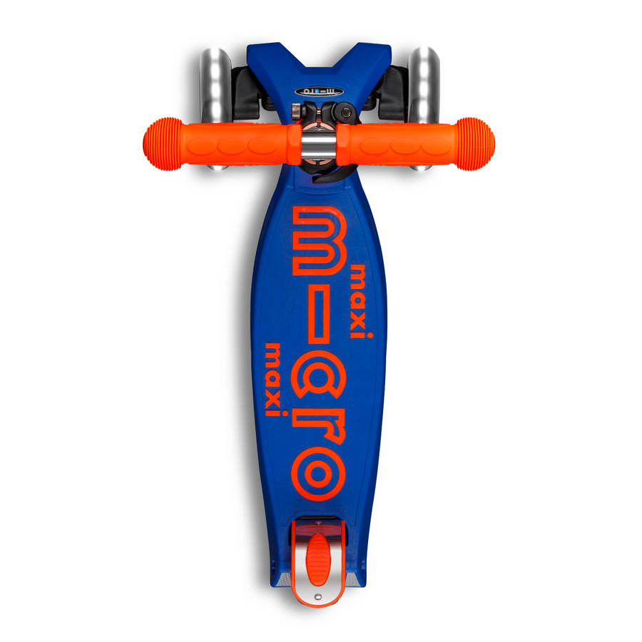 Maxi Micro step Deluxe LED  blauw oranje neon MMD231, Microstep