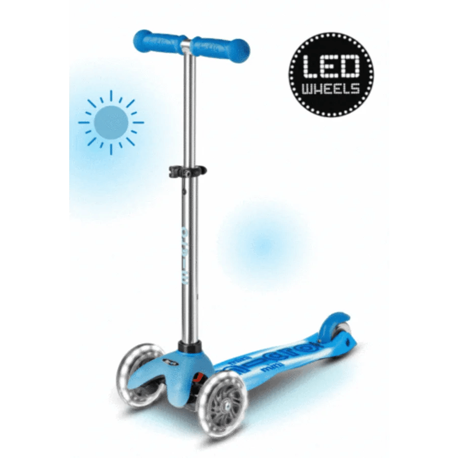 Mini Micro step Deluxe Glow Plus LED Artic Blauw MMD211, Microstep