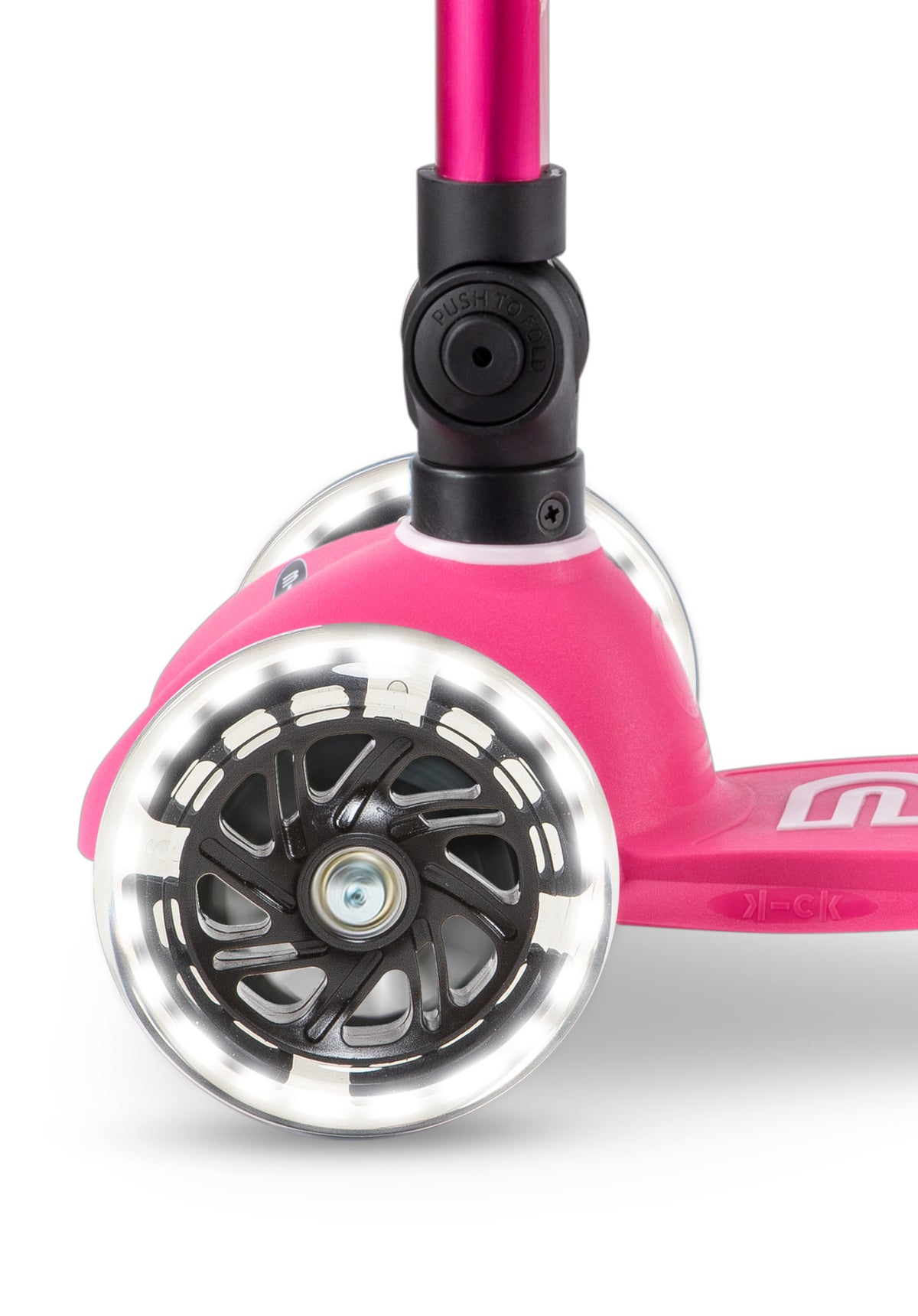 Mini Micro step Deluxe inklapbaar LED Roze MMD197, Microstep