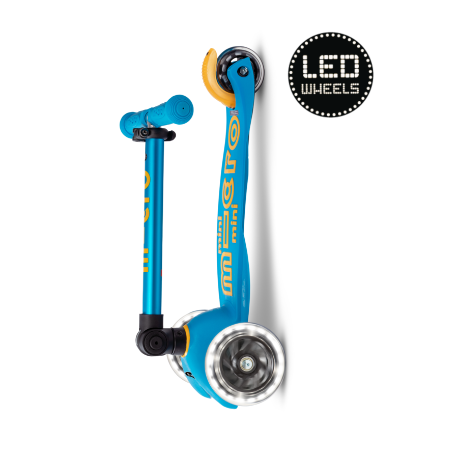 Mini Micro step foldable Blauw/Geel MMD200