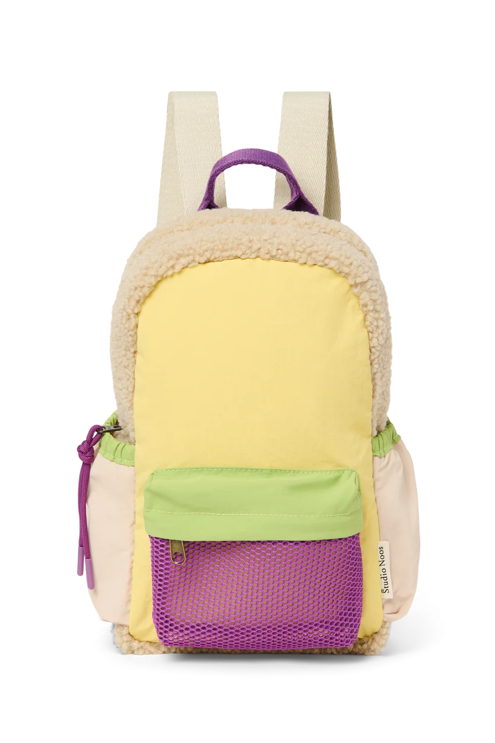 Patchwork Mini Backpack Butter Yellow, Studio Noos