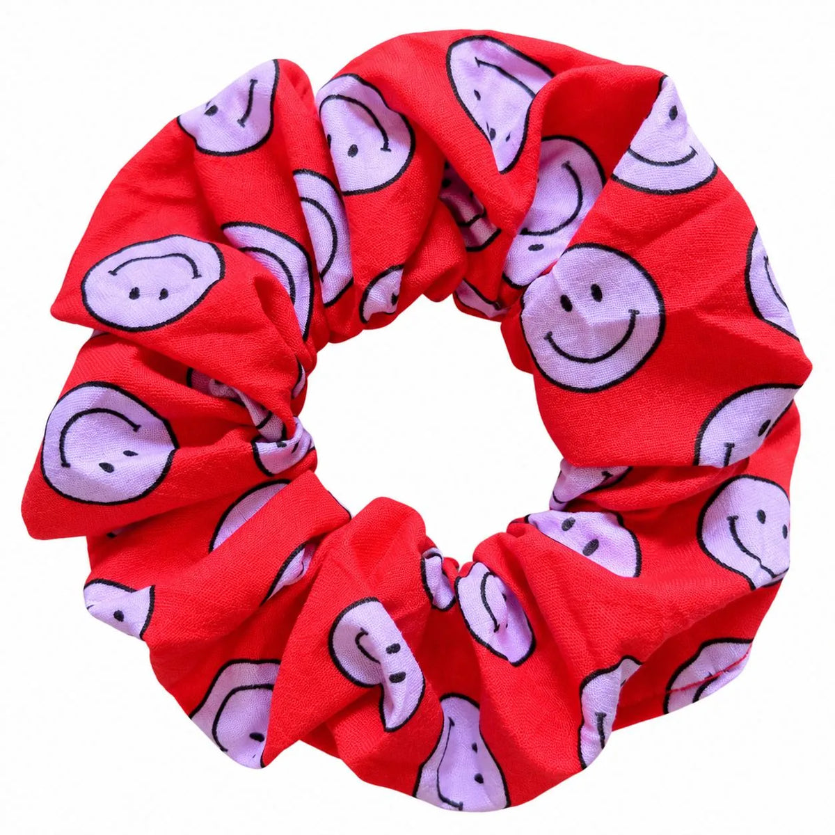 Scrunchie Smilie Rood, Colori Ribelli