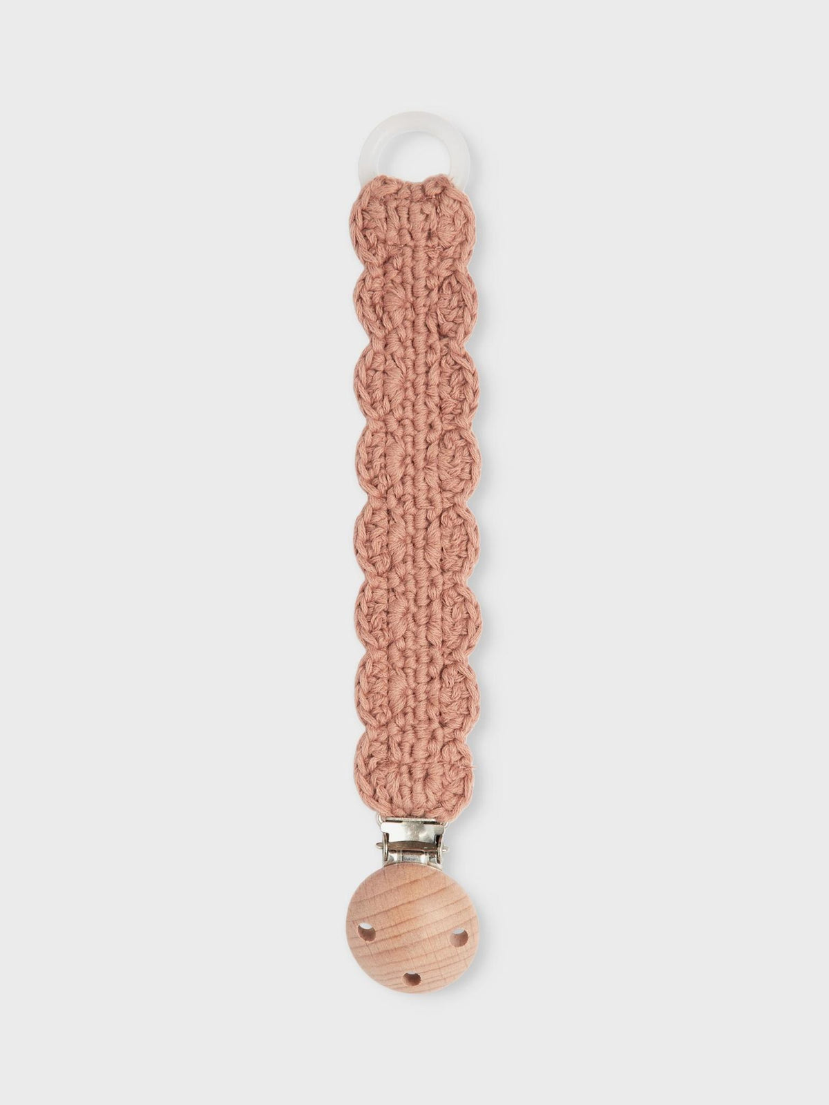 Crochet speenkoord Mocha Mousse, Lill Atelier Hedgehog & Deer