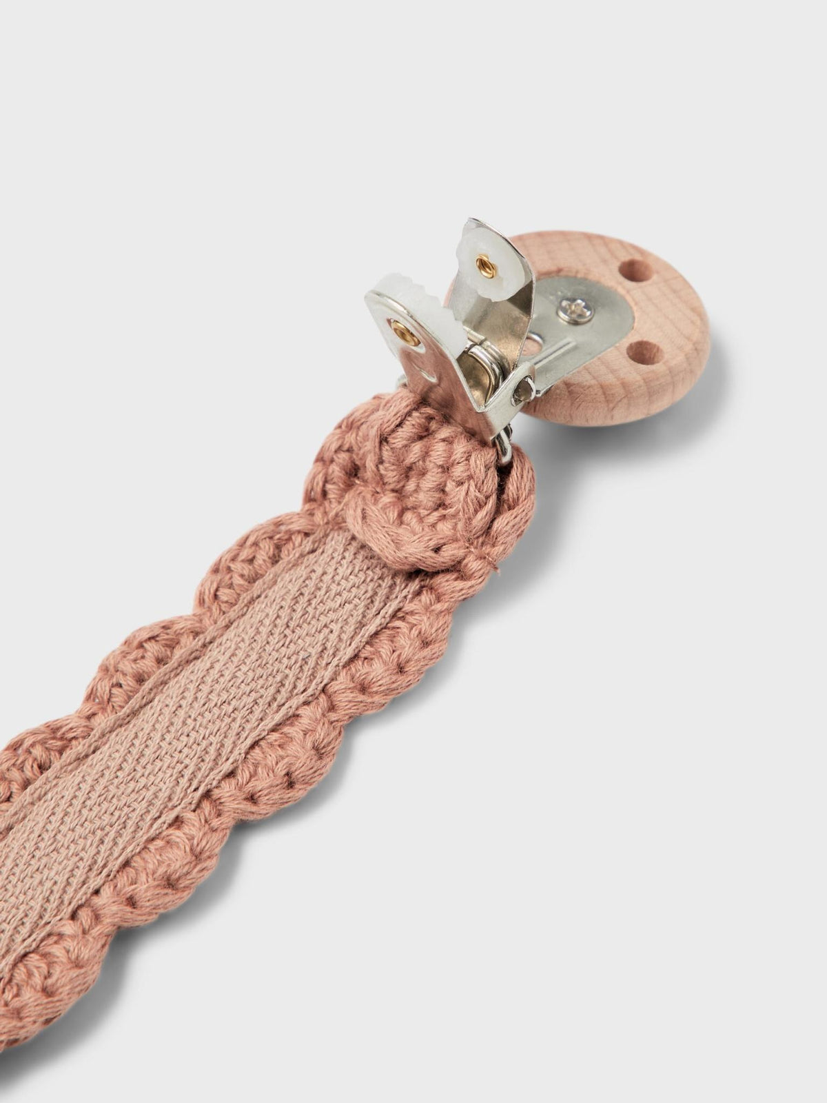 Crochet speenkoord Mocha Mousse, Lill Atelier Hedgehog & Deer