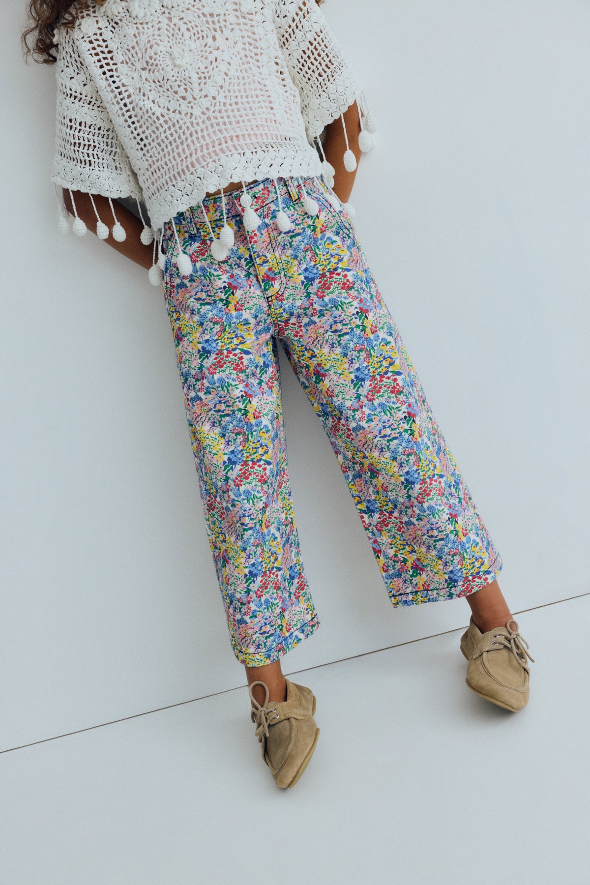 Lily pants Verbena Print, The New Society