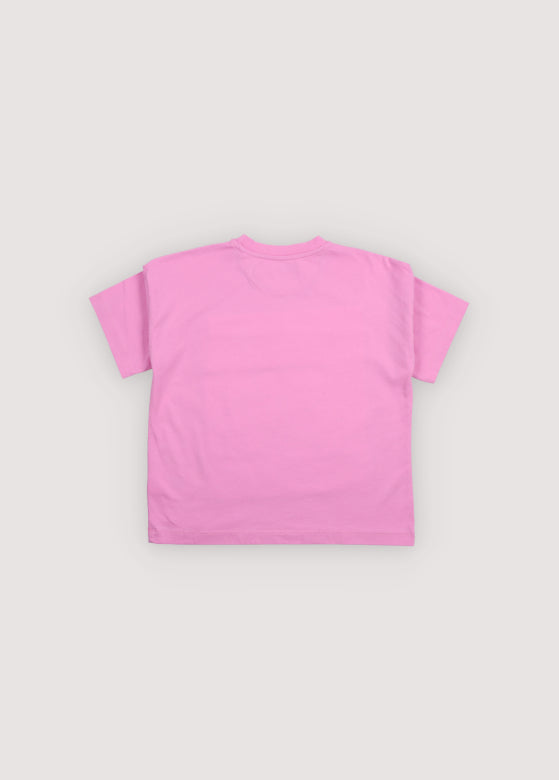 TNS logo T-shirt Pink Lavander, The New Society