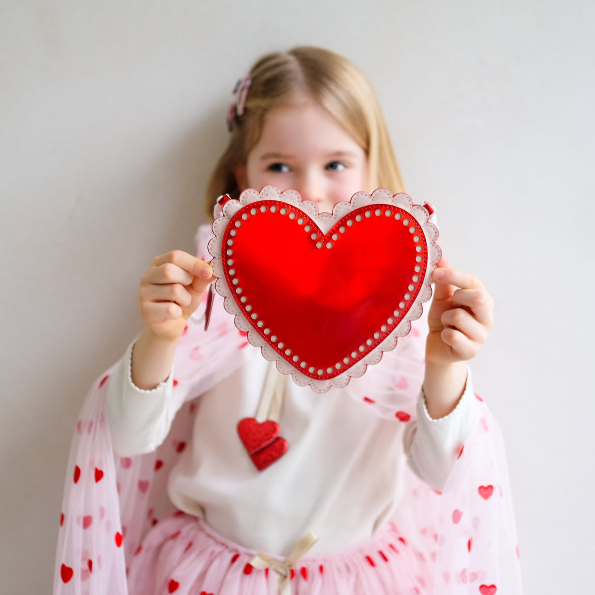 SCALLOPED HEART BAG, Mimi & Lula