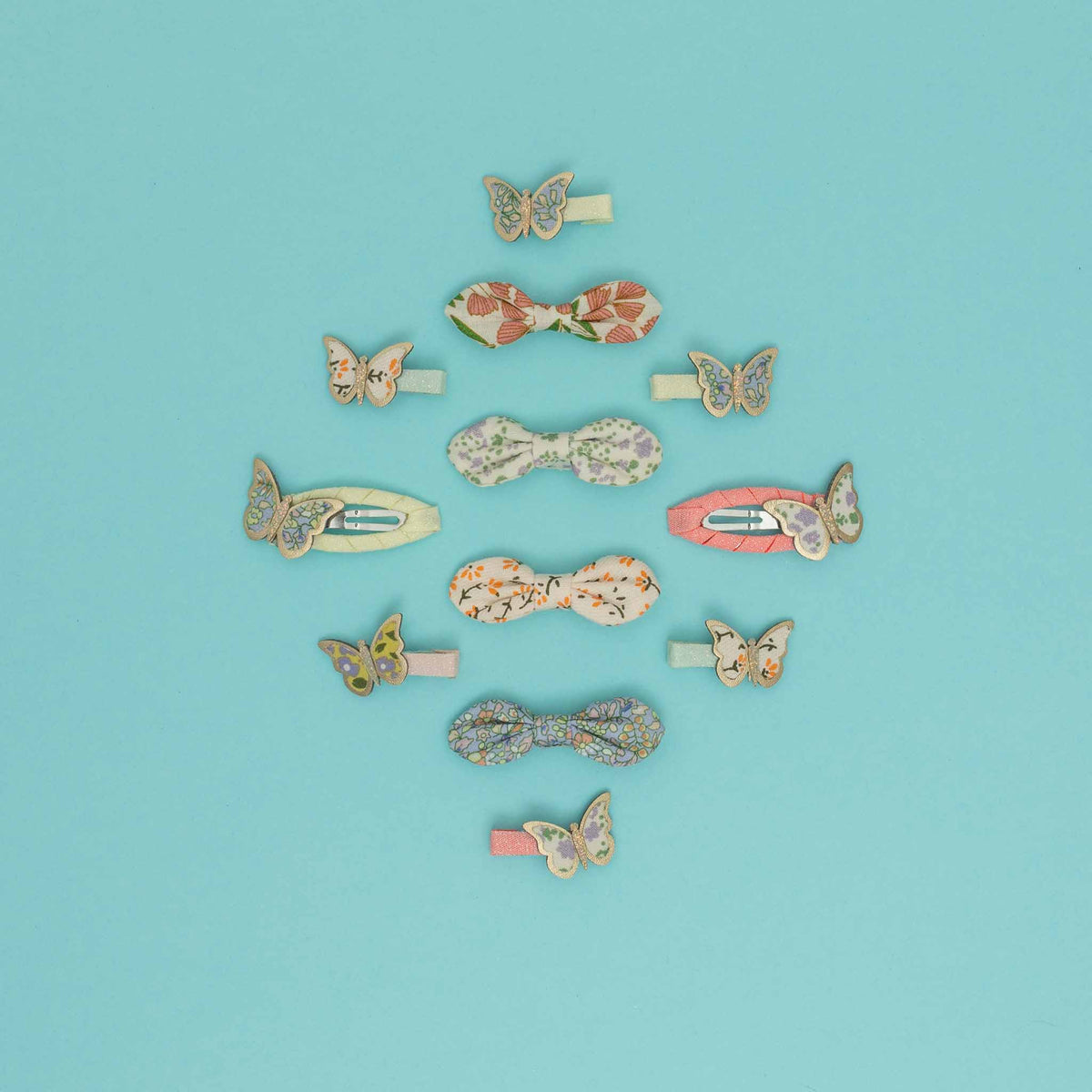 FLORAL BUTTERFLY CLIC CLACS, Mimi & Lula