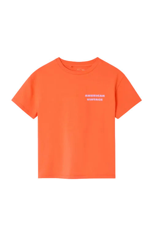 T-shirt Fizvalley Mandarine, American Vintage
