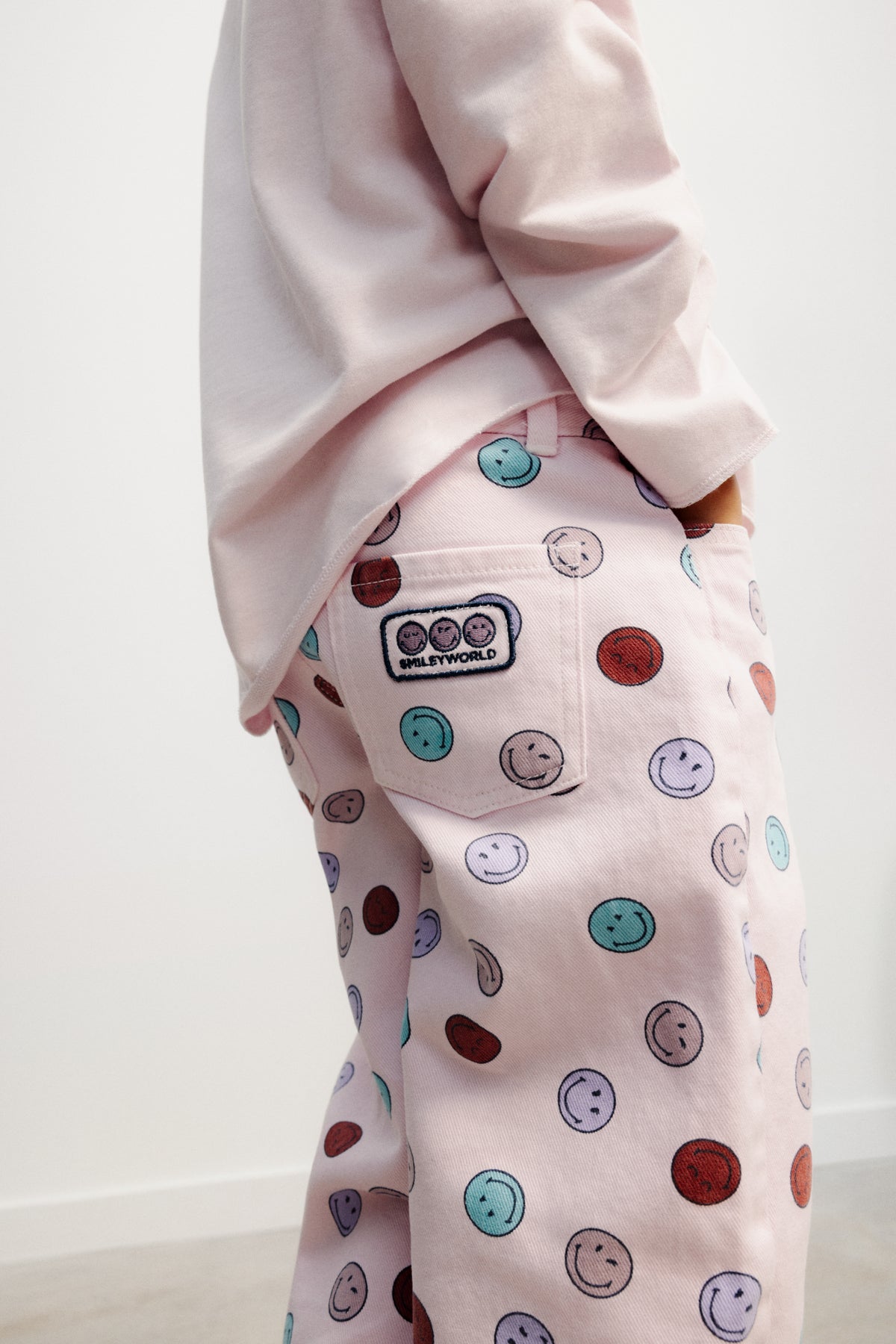 Smiley Denim Trouser, The New Society